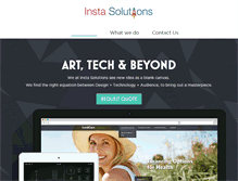 Tablet Screenshot of insta-solutions.com